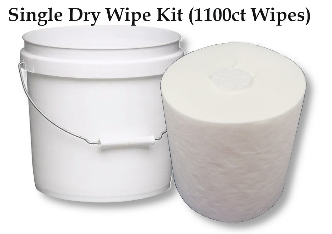 1100ct Dry Wipe Kits - Make your own cleaning/sanitizing wet wipes!